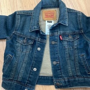 Authentic Levi denim jacket size 24 months